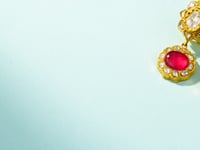 Ushna Polki Long Earrings