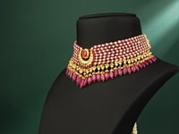 Della Polki Bead Choker