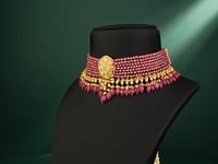 Sanika Polki Bead Choker