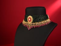 Kaveri Polki Bead Choker