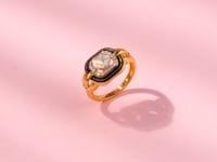 Nigar Polki And Diamond Ring