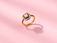 Rashmi Polki And Diamond Ring