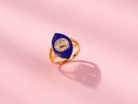 Janhvi Polki And Diamond Ring