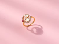 Sara Polki And Diamond Ring