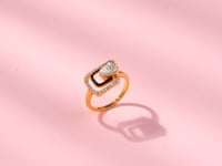 Deepali Polki And Diamond Ring