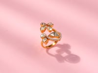Trisha Polki And Diamond Ring