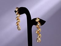 Vanya Polki And Diamond Long Earrings