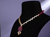 Latika Polki And Diamond Necklace