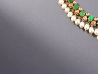 Kelly Polki And Diamond Necklace