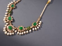 Samiksha Polki And Diamond Necklace