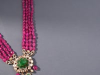 Arohi Polki And Diamond Bead Pendant