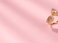 Taisha Polki And Diamond Ring