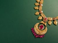 Nirvi Polki Long Necklace