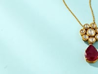 Preeti Jadau Polki Pendant