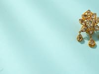 Priya Polki And Diamond Long Earrings