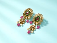 Desa Polki Long Earrings