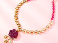 Latika Polki And Diamond Necklace