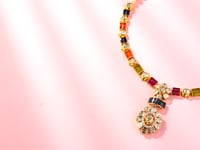 Tanvi Polki And Diamond Necklace
