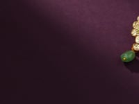 Prerna Polki And Diamond Long Earrings