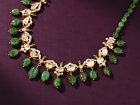 Komal Polki And Diamond Necklace