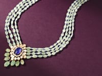 Reena Polki And Diamond Bead Pendant