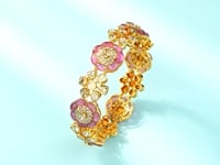 Alaina Polki  And Diamond Bangle