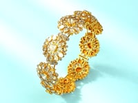 Kaynat Polki And Diamond Loose Bracelet