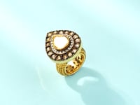 Dhriti Polki And Diamond Ring