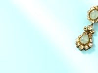 Lina Polki And Diamond Long Earrings