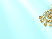 Kalini Polki And Diamond Long Earrings