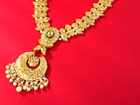 Dhanvi Polki Long Necklace