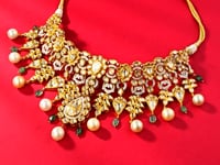 Kusha Kapila - Shiza Jadau Polki And Diamond Necklace