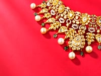 Kusha Kapila - Shiza Jadau Polki And Diamond Necklace