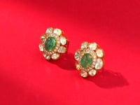 Jeena Polki And Diamond Tops