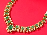 Zeenal Polki And Diamond Necklace