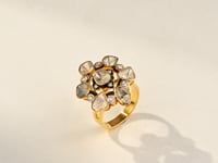 Tosha Polki And Diamond Ring