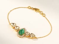 Shyla Polki And Diamond Loose Bracelet