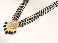 Kajal Polki And Diamond Bead Pendant