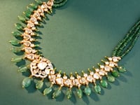 Kavita Polki And Diamond Necklace
