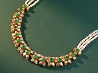 Karuna Polki And Diamond Choker