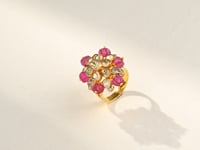 Aarna Polki And Diamond Ring