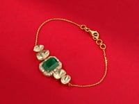 Feline Polki And Diamond Loose Bracelet