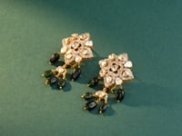 Evelyn Polki  And Diamond Long Earrings