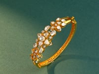 Doreen Polki And Diamond Bangle