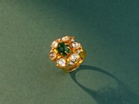 Arohi Polki And Diamond Ring