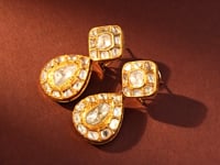 Ojasvi Polki Long Earrings