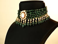 Zubi Polki Bead Choker