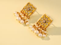 Leena Polki Long Earrings