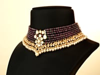 Ivara Polki And Diamond Bead Choker
