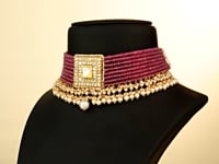 Tushika Polki Bead Choker